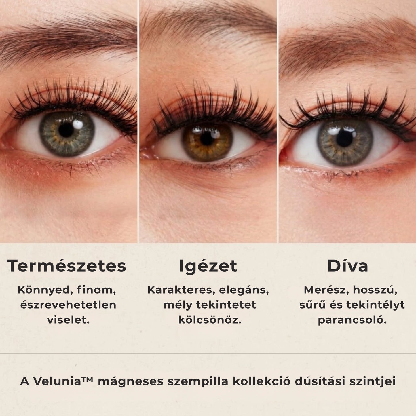Velunia™ mágneses műszempillák