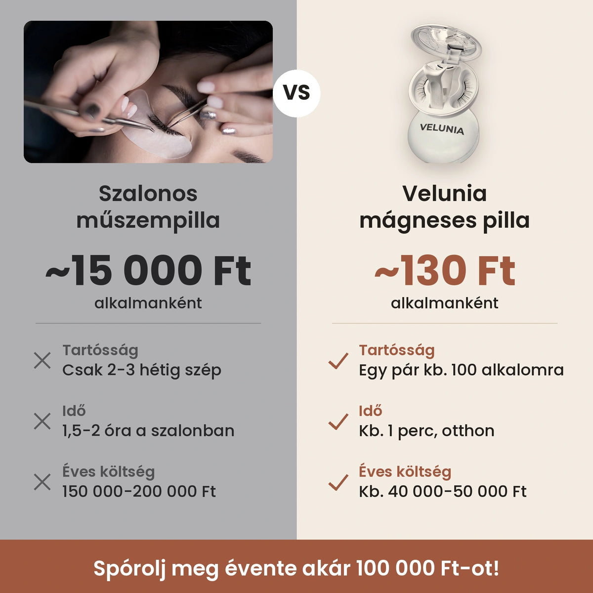 Velunia™ mágneses műszempillák